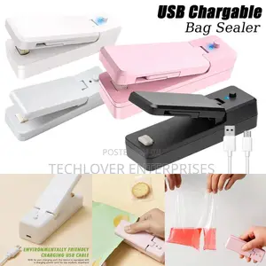 2 in 1 Mini Bag Portable Heat Sealers Cutter (Rechargeable
