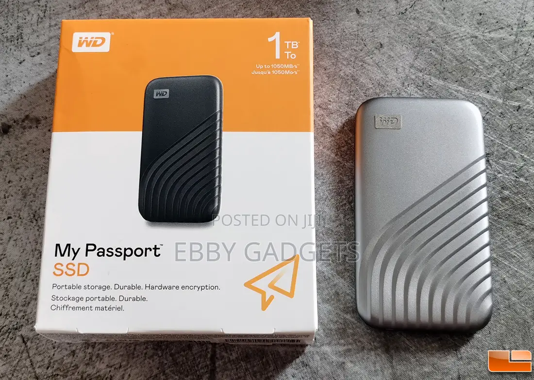 Wd 2tb My Passport Portable External SSD 1050mb/S