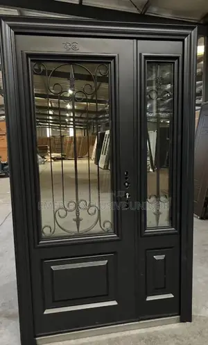 4ft Turkey Black Copper Glass Door