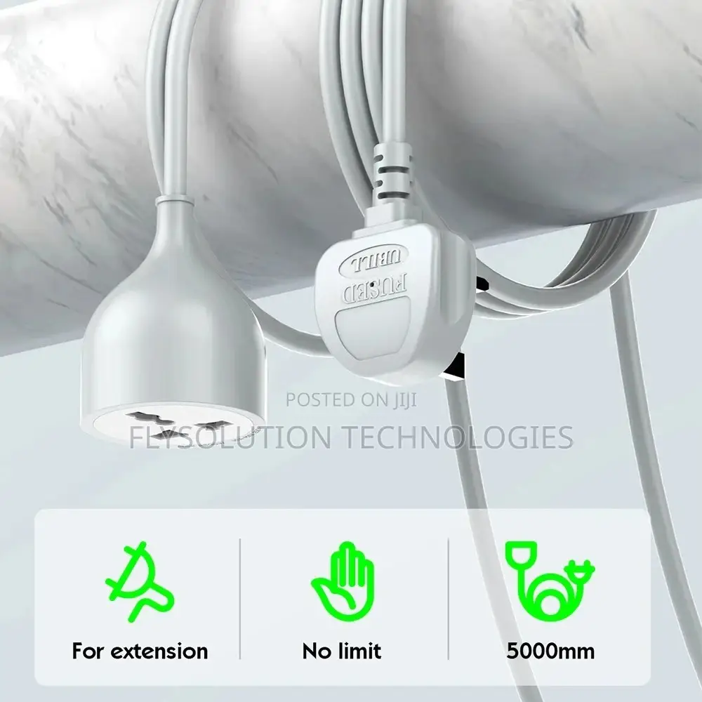 Ldnio Power Strip Socket Cord 5m Universal Plugs 2500watts