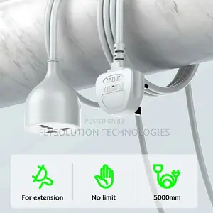 Ldnio Power Strip Socket Cord 5m Universal Plugs 2500watts