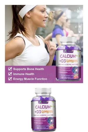 Photo - Calcium +D3 Gummies (60 Vegan Gummies)