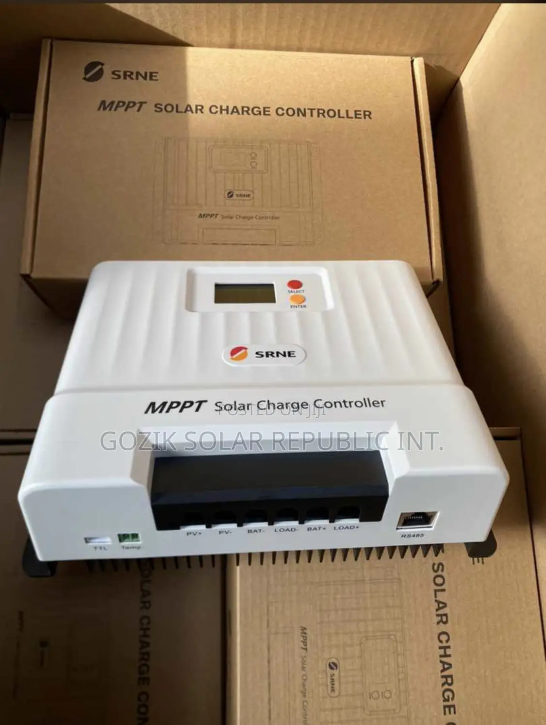 40a MPPT Srne Snhe Controlr
