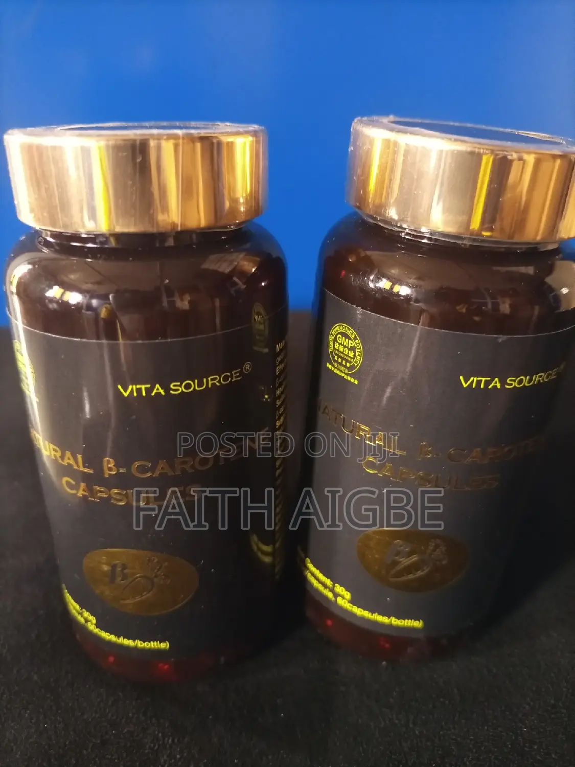 Natural B Carotene Capsules It Reduces Stress