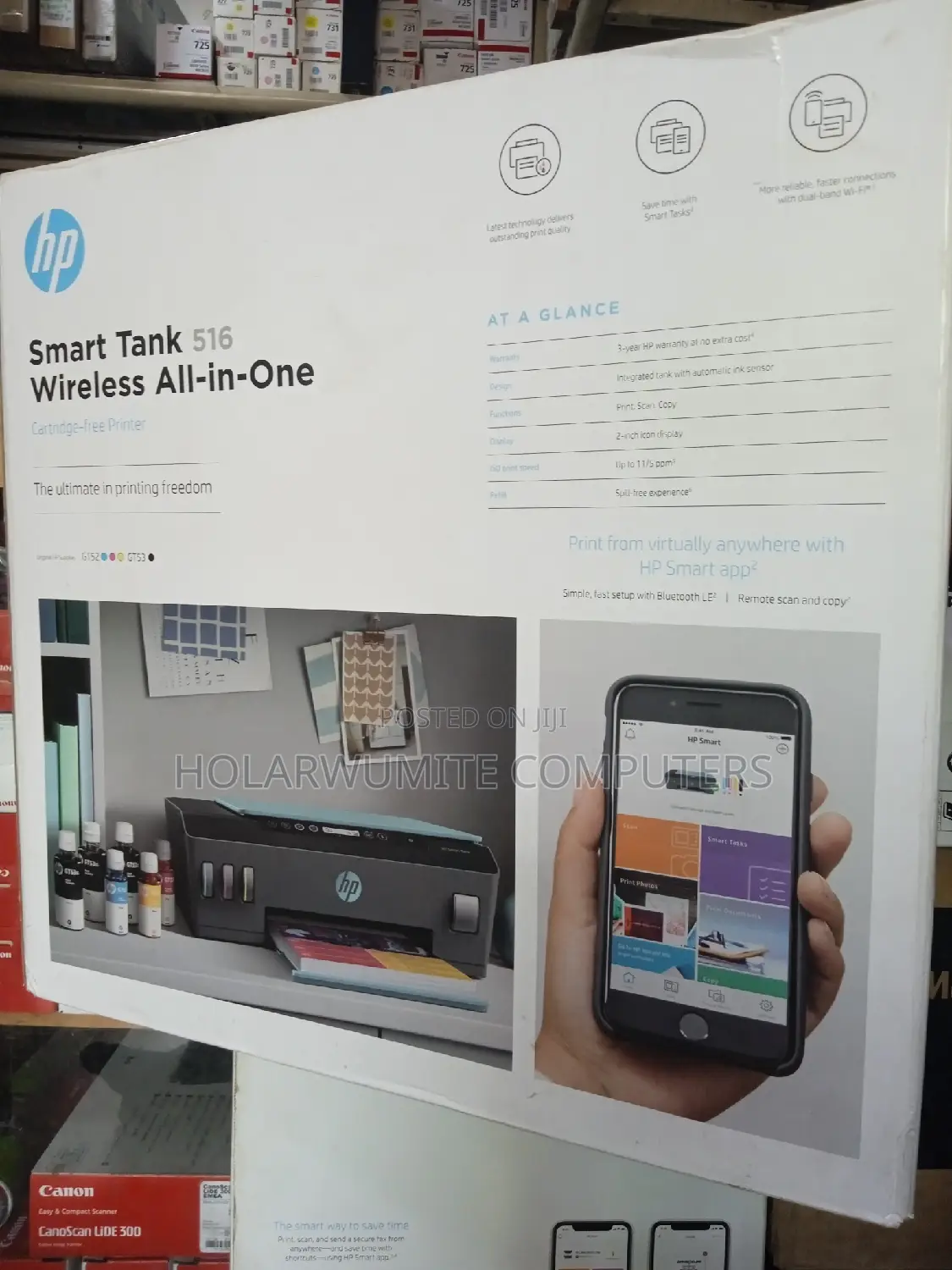 Hp Smart Tank 516 Wireless All in One