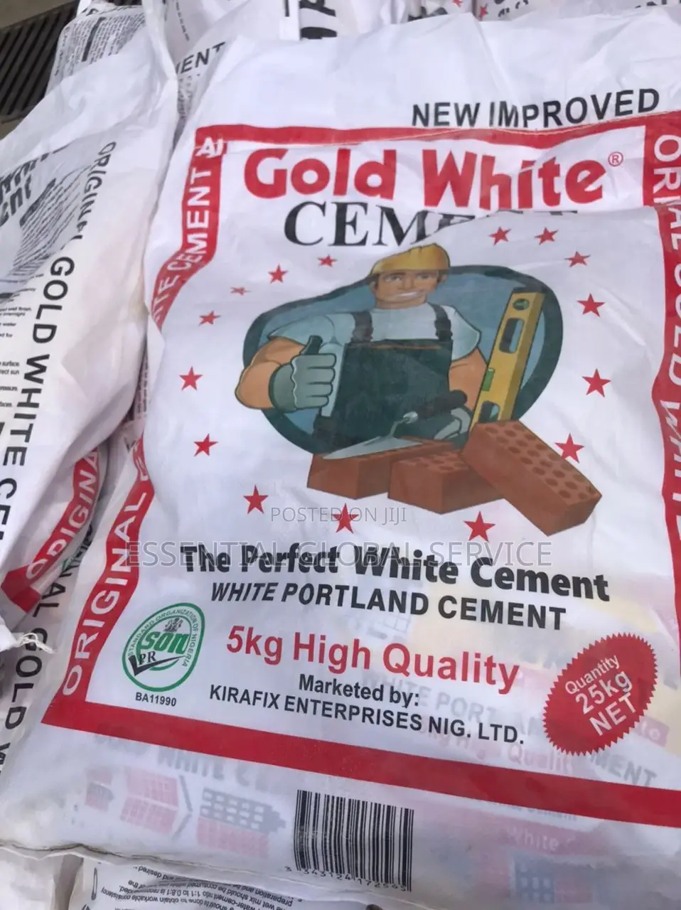 Gold White Cement