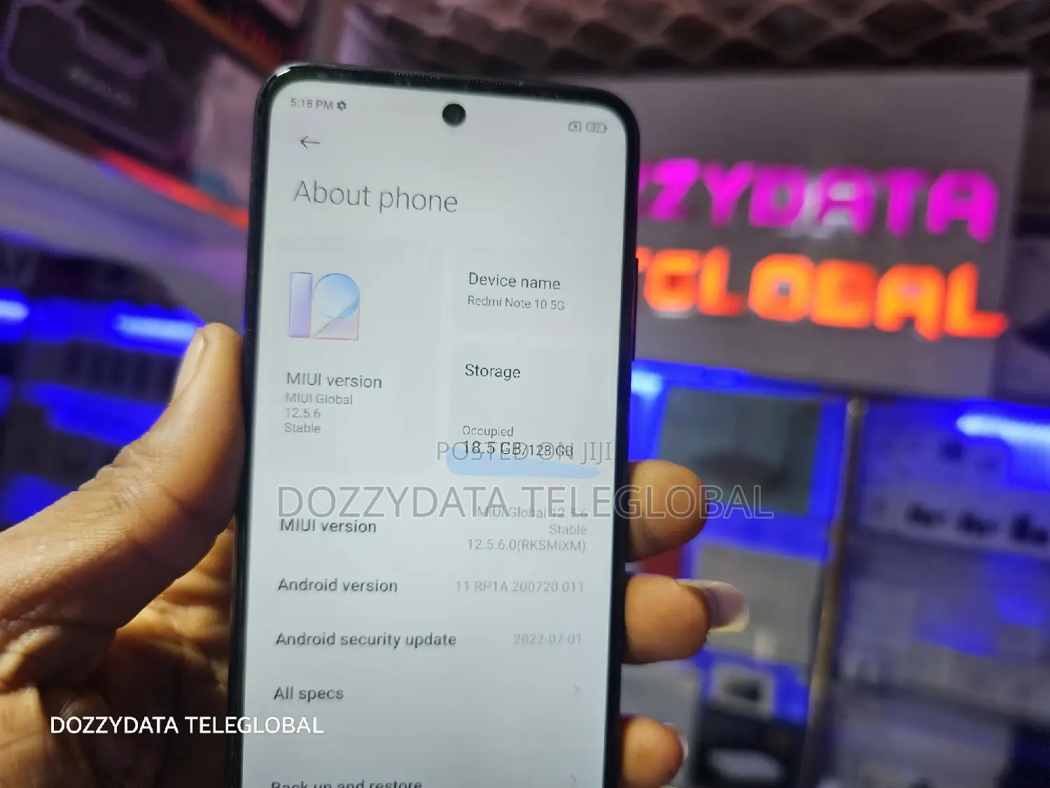 Xiaomi Redmi Note 10 5G 128 GB Blue