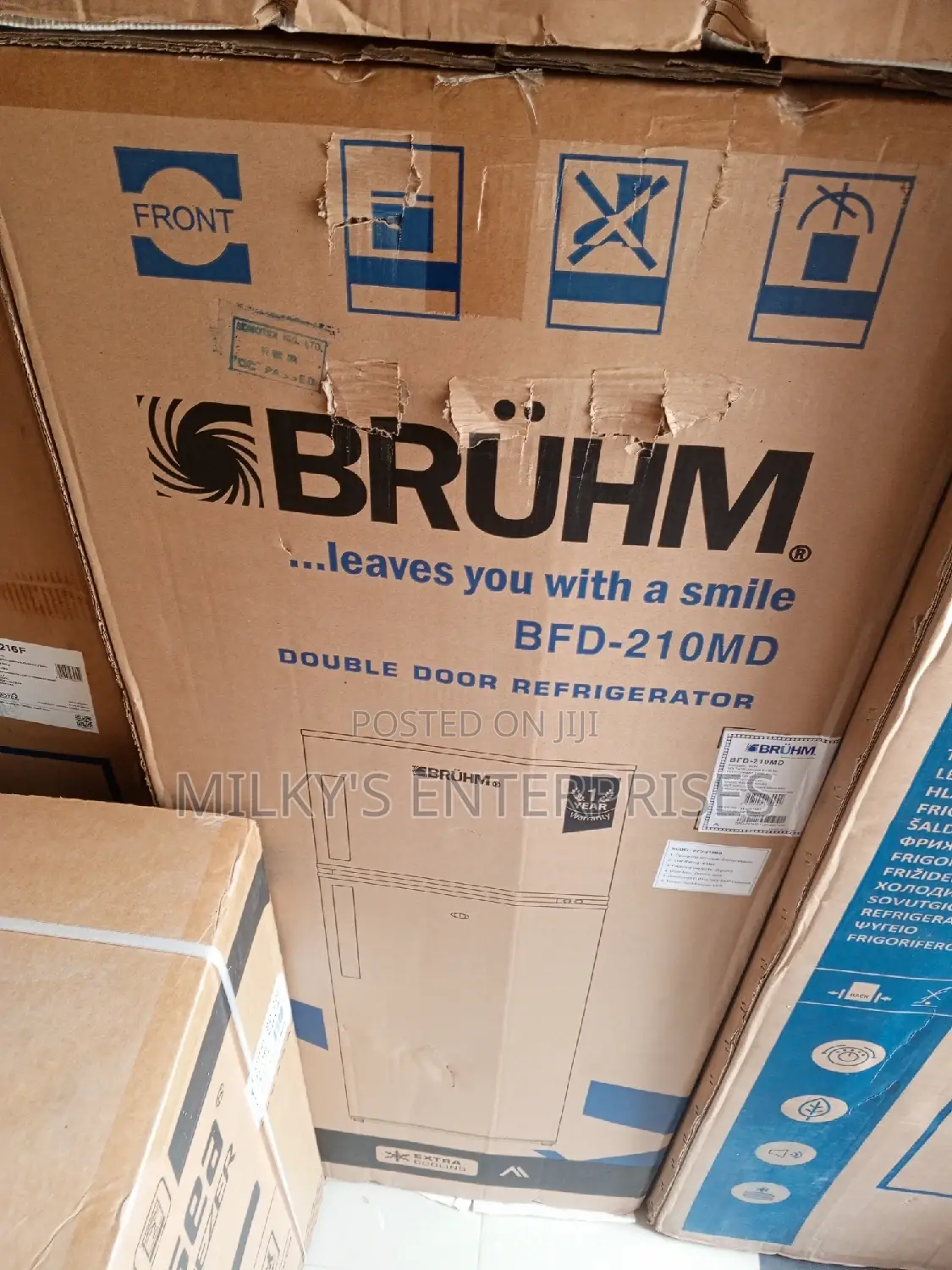 Double Door Bruhm Standing Fridge