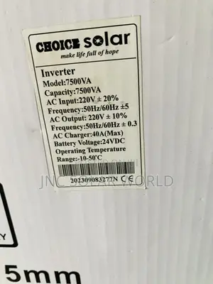 7.5kva/24v Choice Inverter