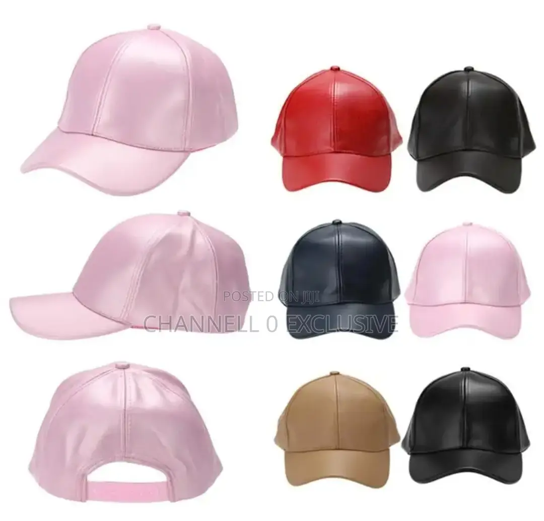 Brand New Leather Face Cap