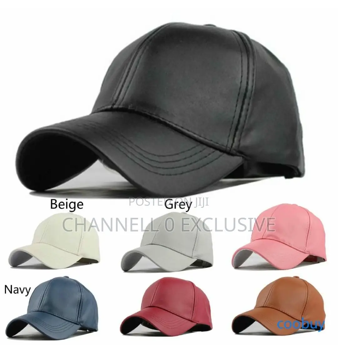 Brand New Leather Face Cap