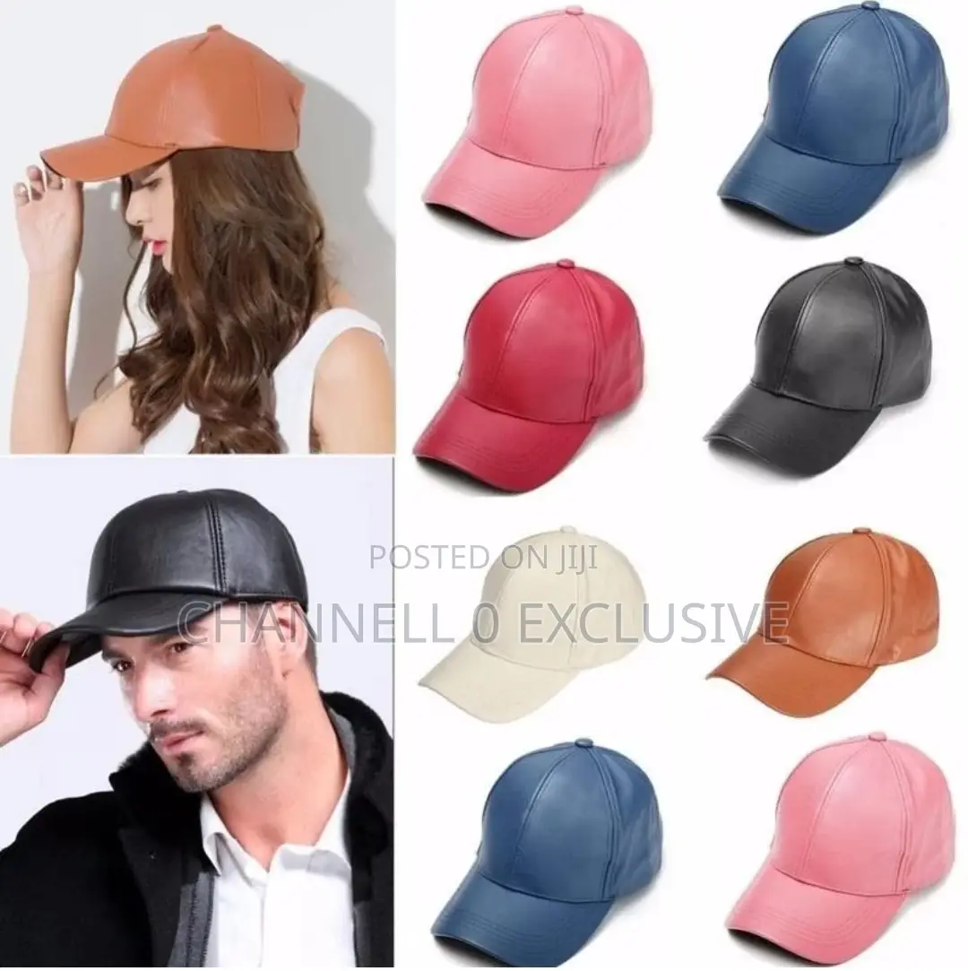 Brand New Leather Face Cap