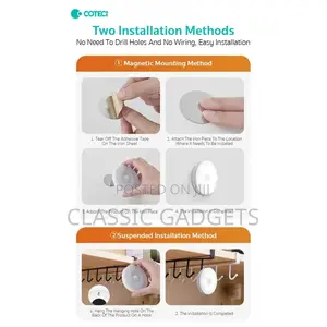 Coteetci Motion Sensor LED Light (White Light )