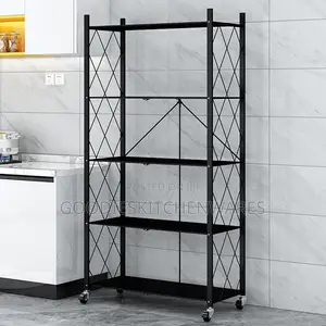 5 Layers Foldable Kitchen Shelves/ Kitchen Rack