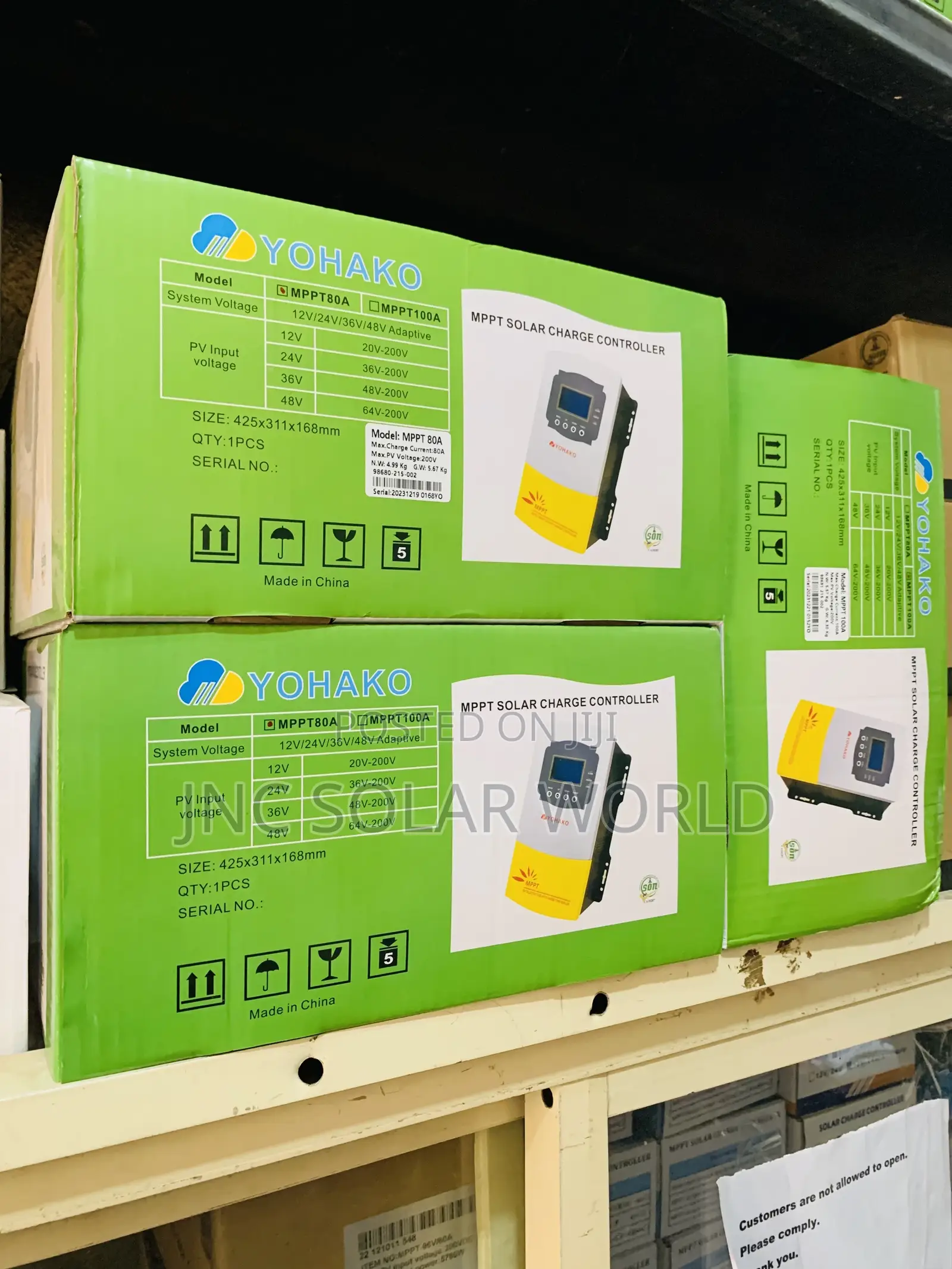 100a/48v Yohako Charge Controller