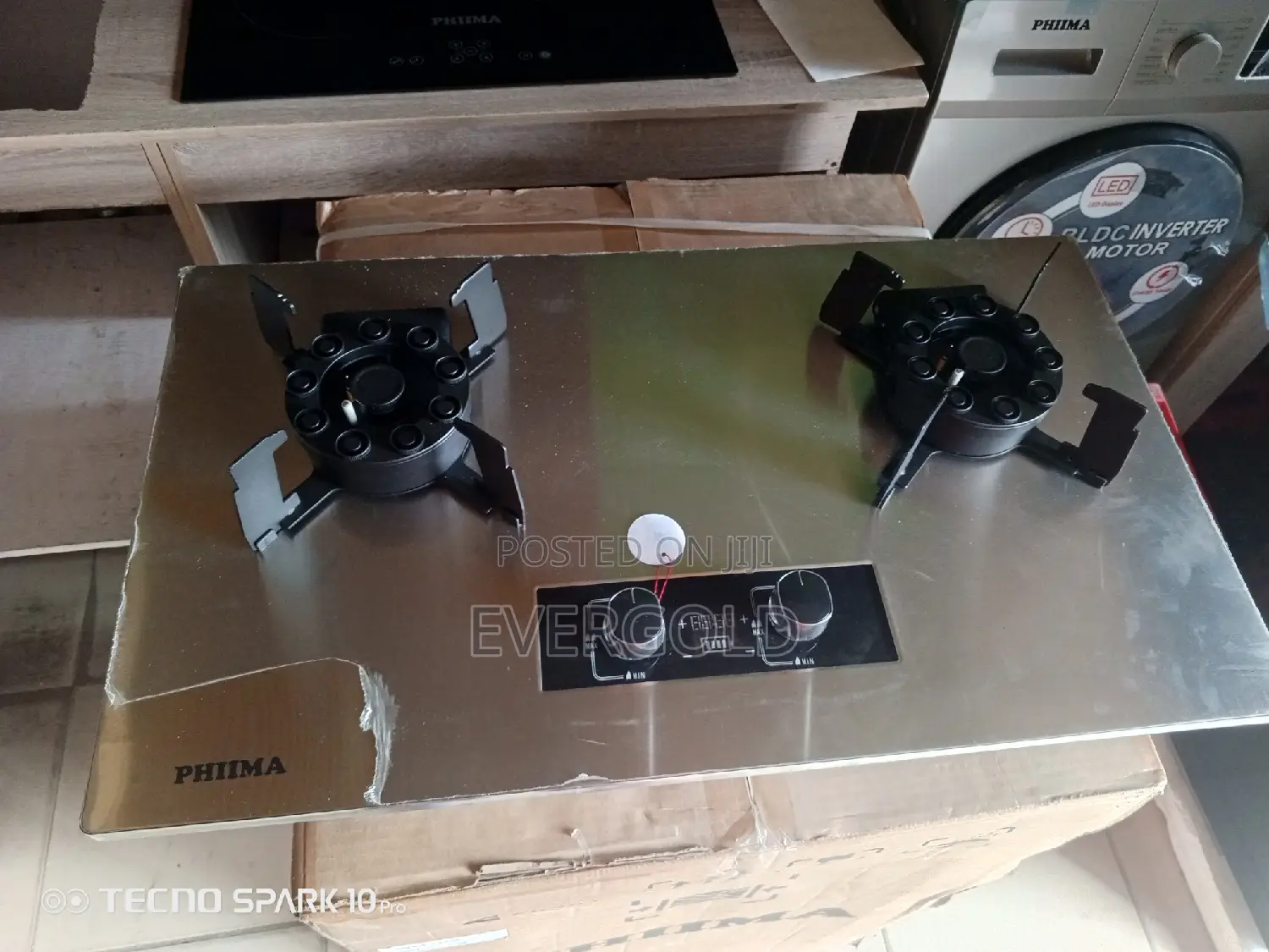 Phima Two Burner Lift Up And Digital High Volume