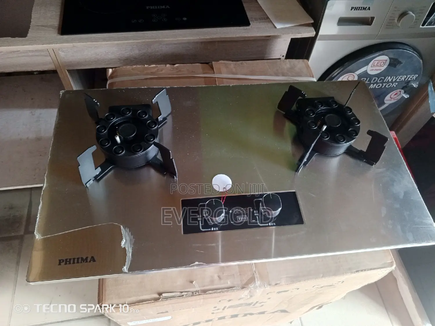 Phima Two Burner Lift Up And Digital High Volume