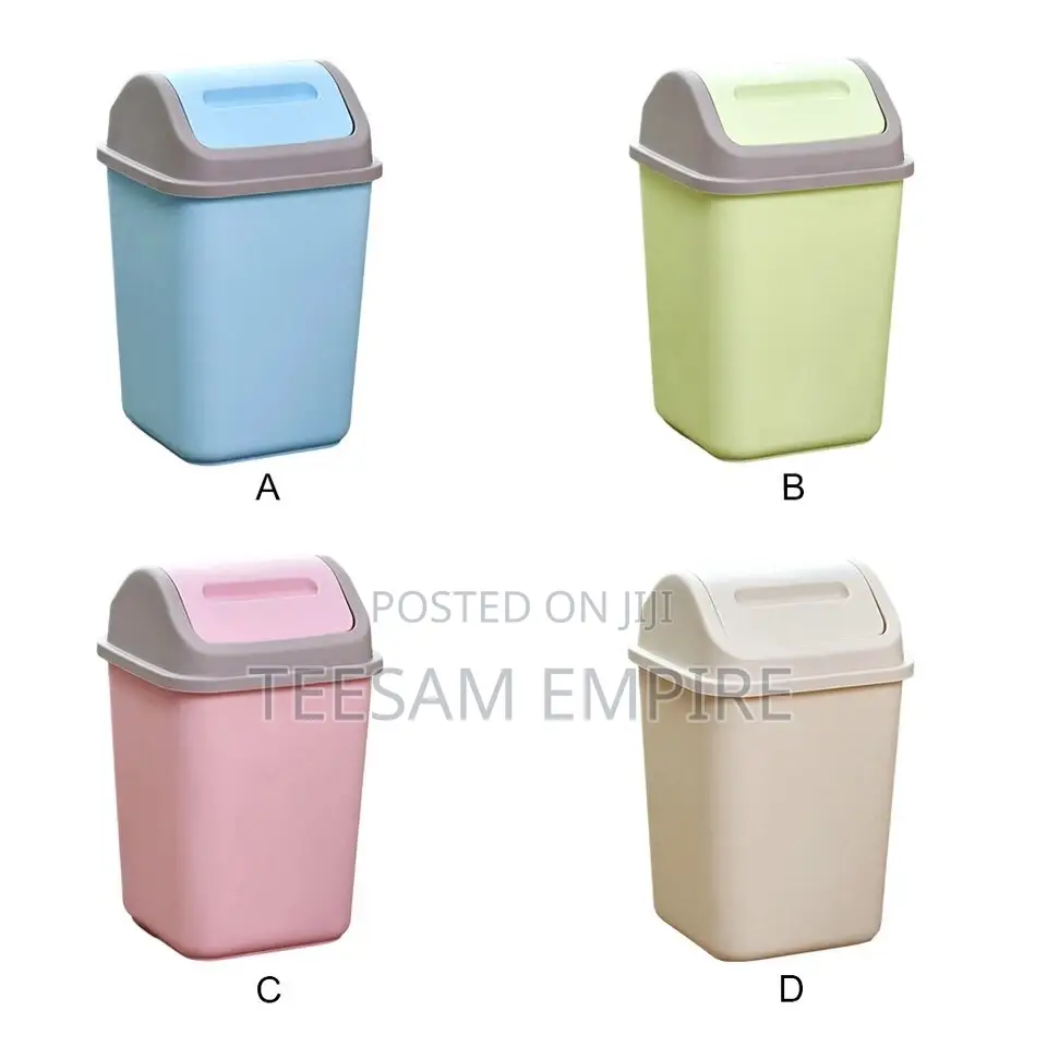 12L Plastic Swing Lid Bin