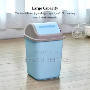 12L Plastic Swing Lid Bin