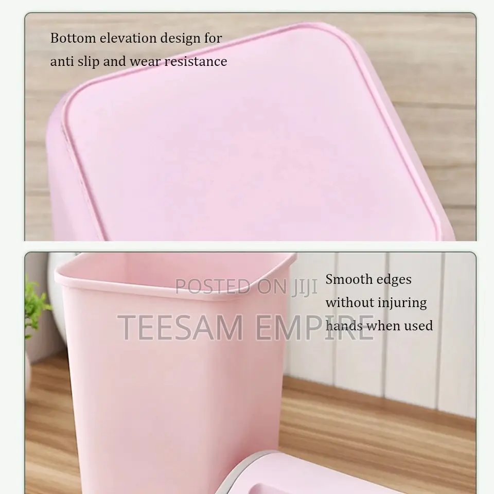 12L Plastic Swing Lid Bin