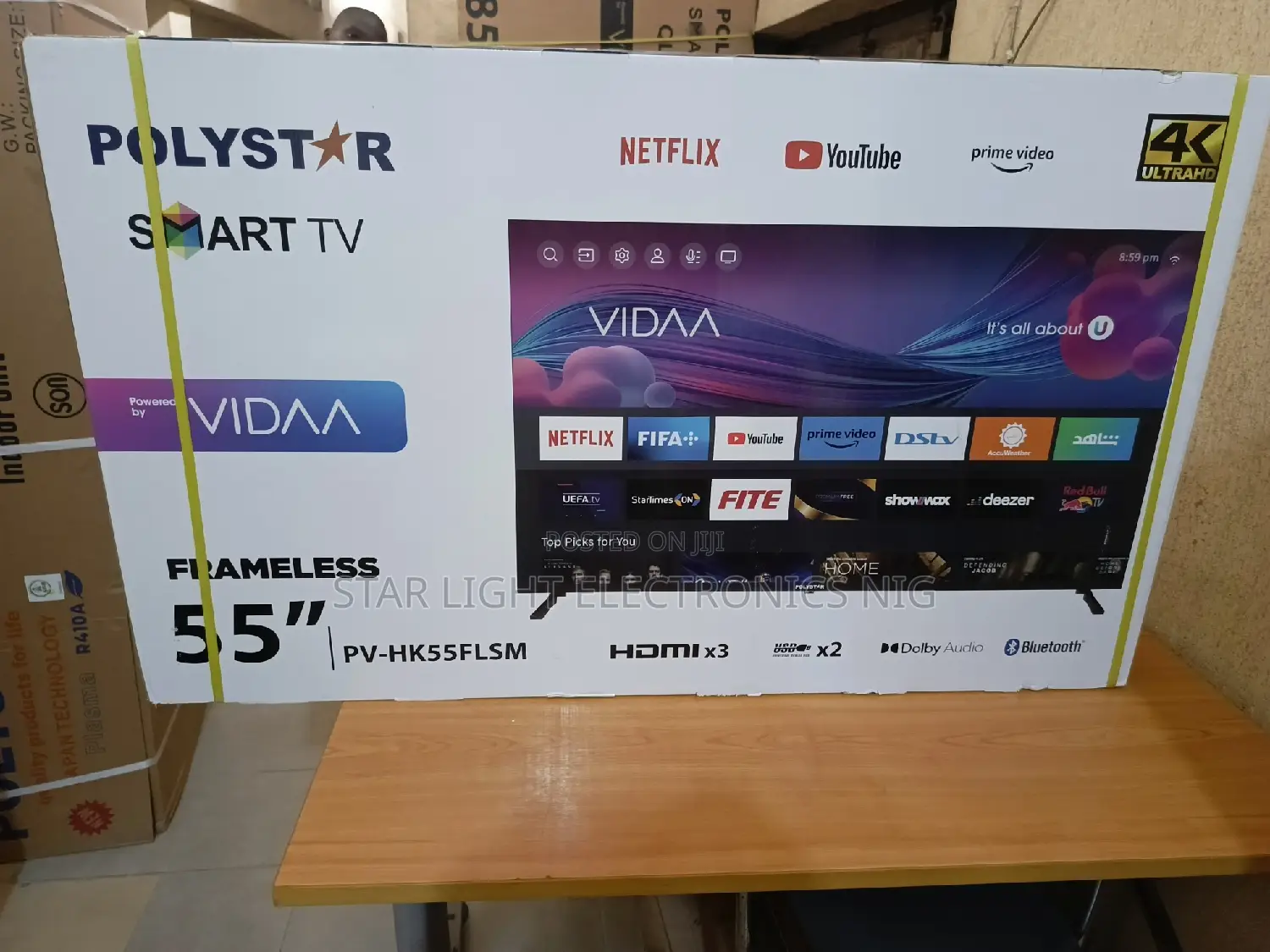 55 Inches Smart Tv Polystar