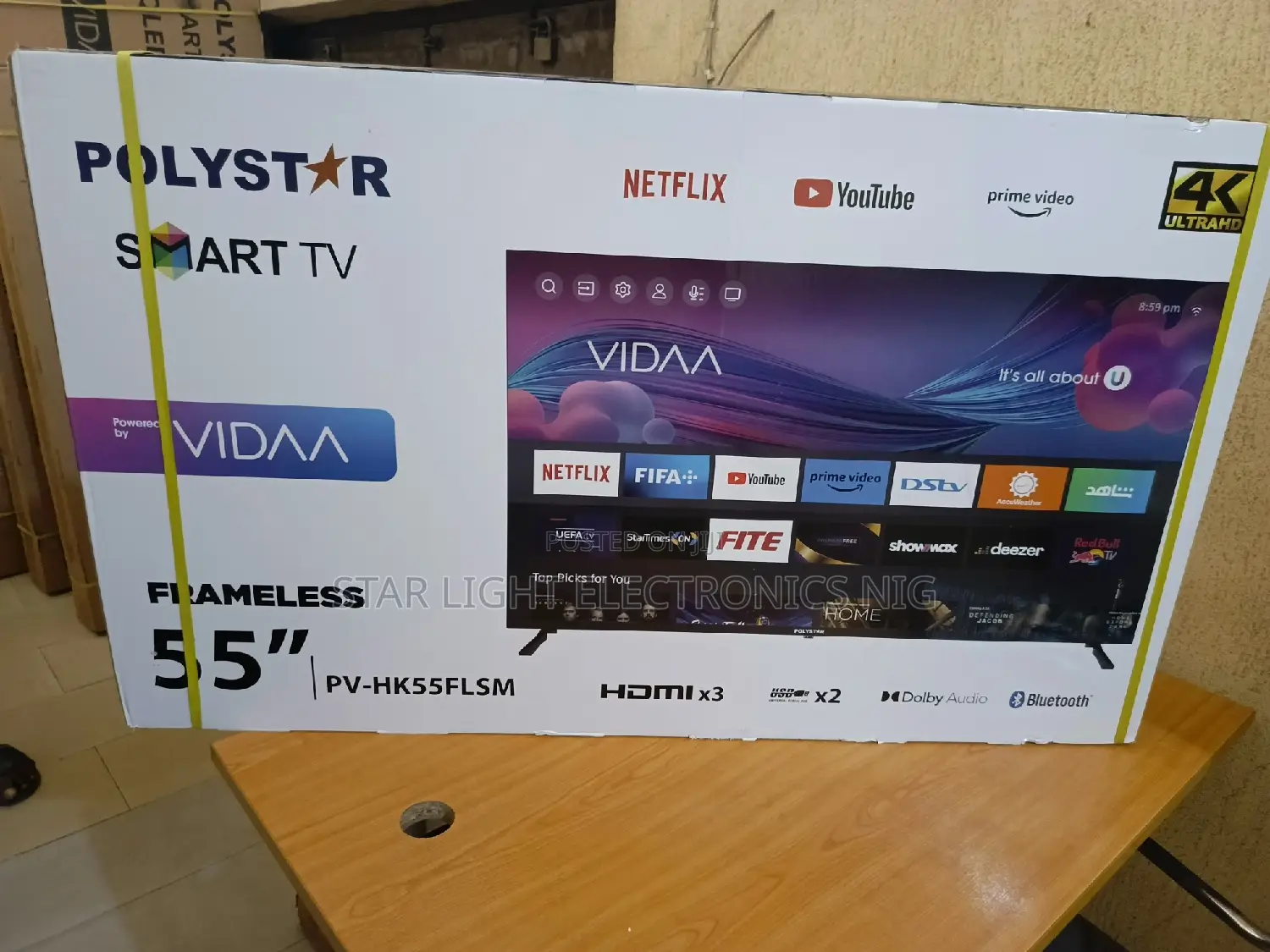 55 Inches Smart Tv Polystar