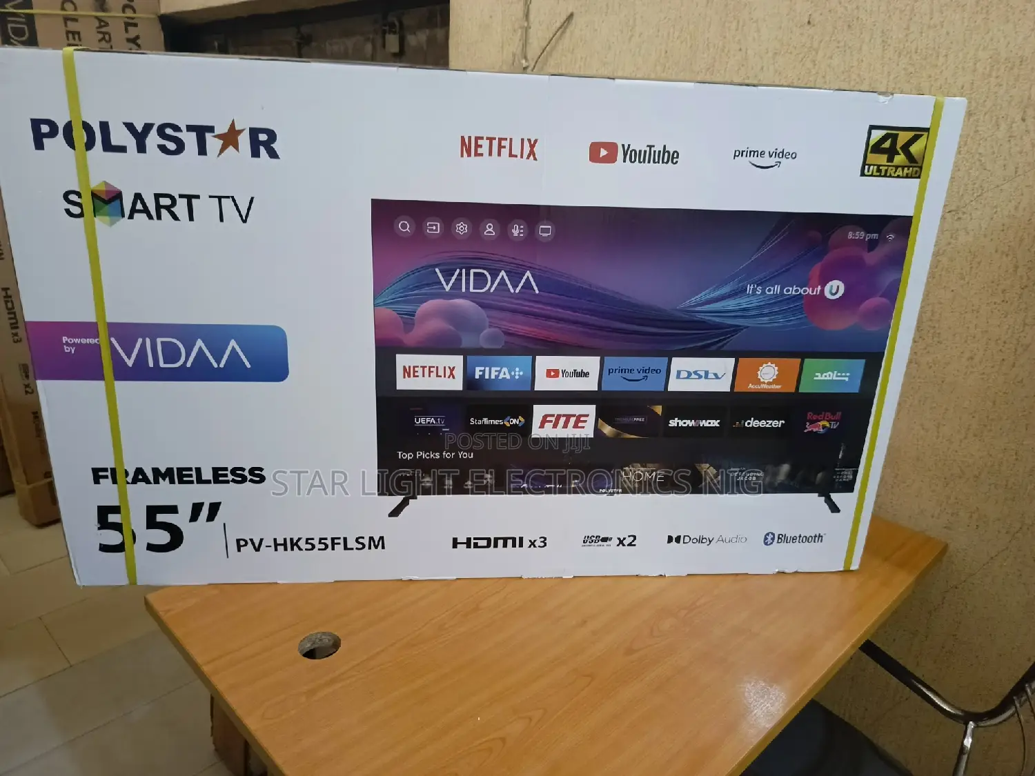 55 Inches Smart Tv Polystar