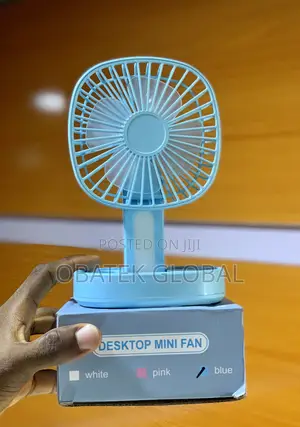 Desktop Mini Fan With Led Light