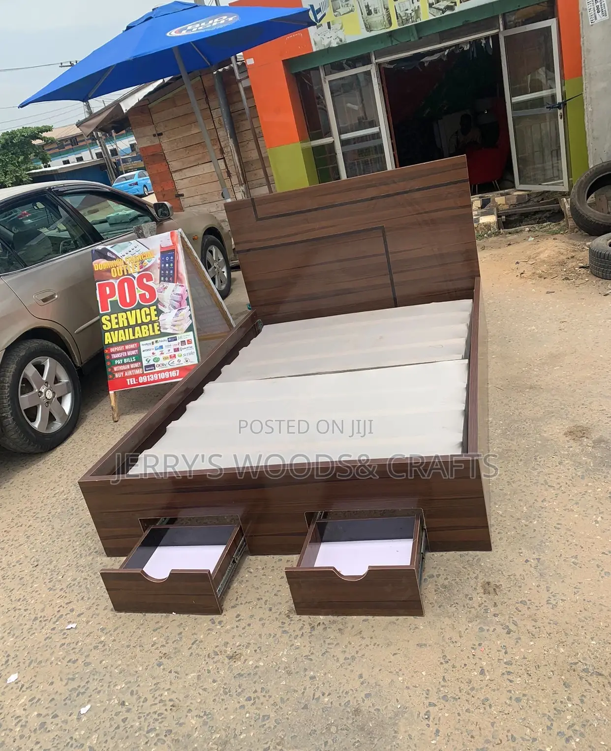 4/Half By 6 Bedframe