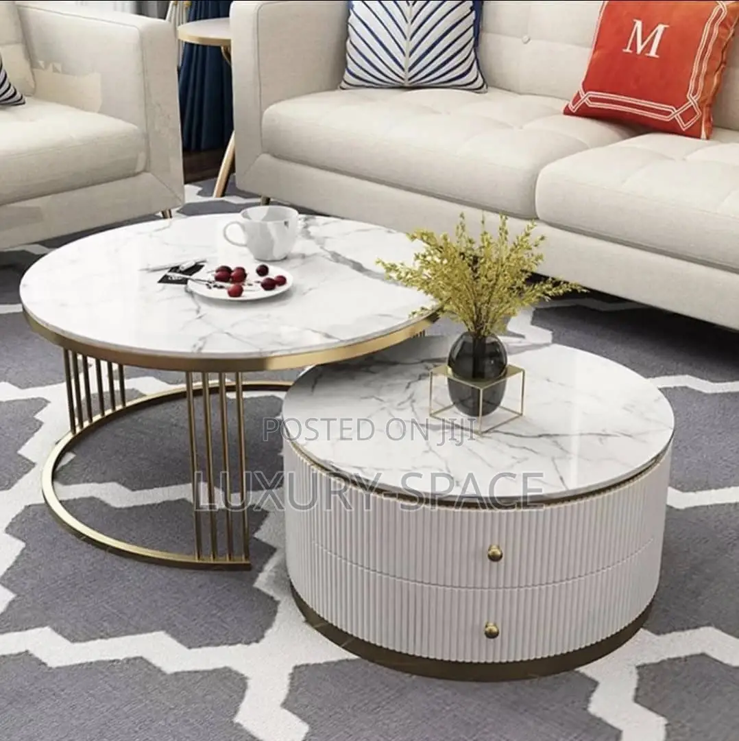 Luxury Marble Center Table Set