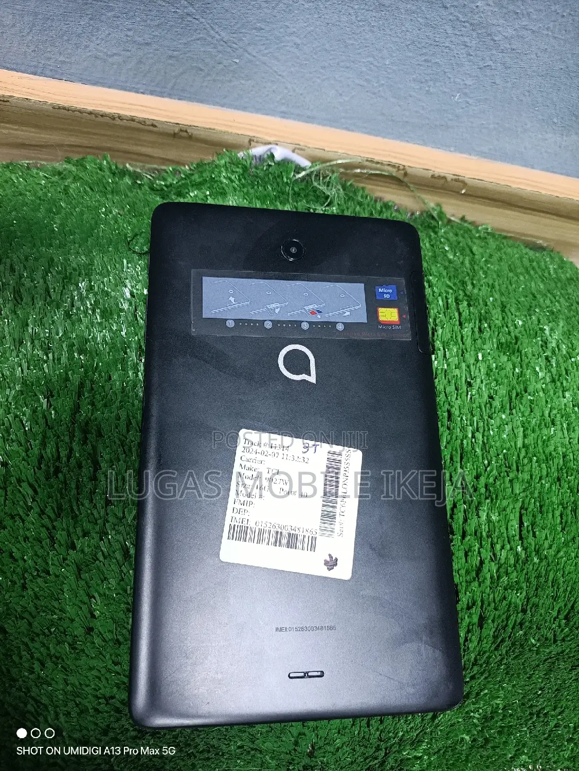 Alcatel 3T 8 16 GB Black