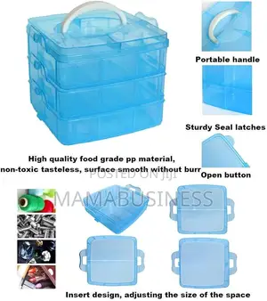 3 Layer 18 Compatible Slot Storage Box Organiser