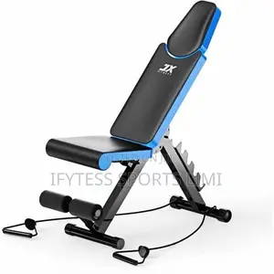 Jx Adjustable Weight Bench With Rope