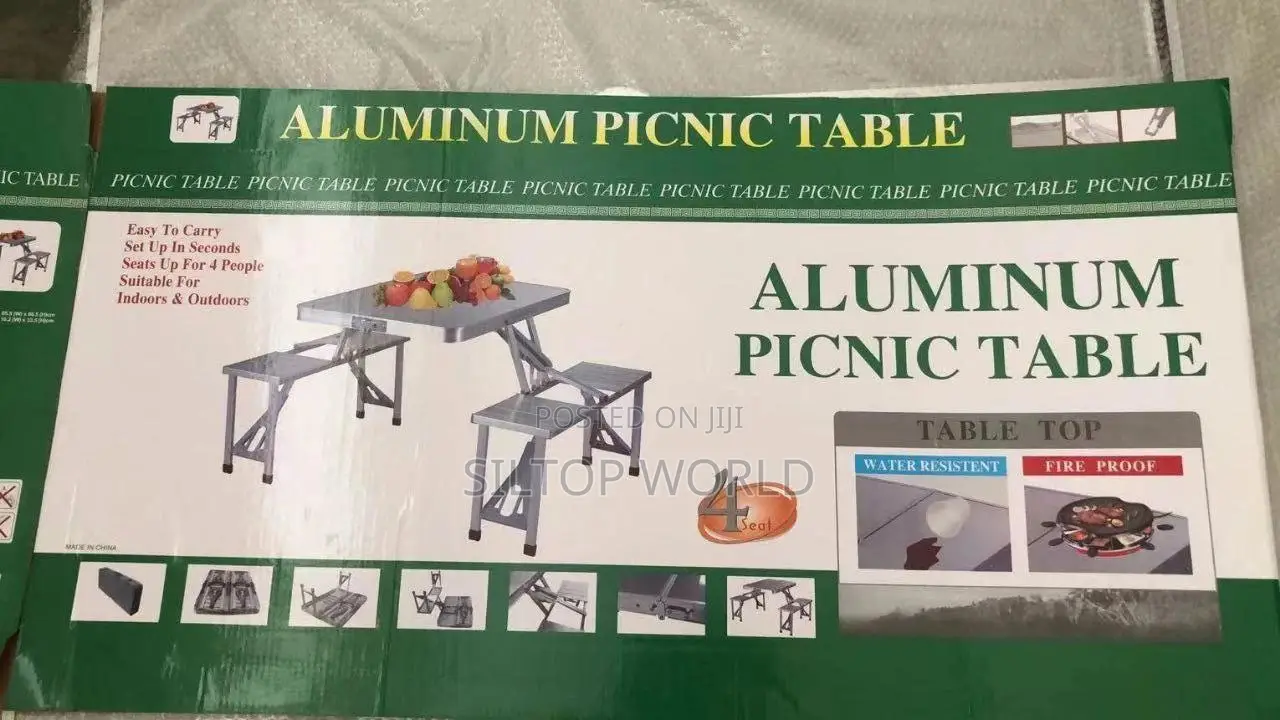Foldable Picnic Chairs And Table