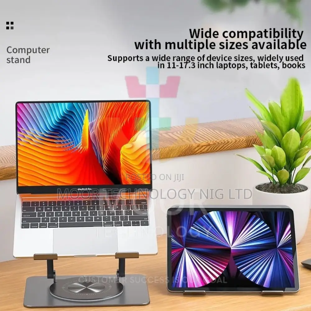 360 Rotation Portable Laptop Stand Holder