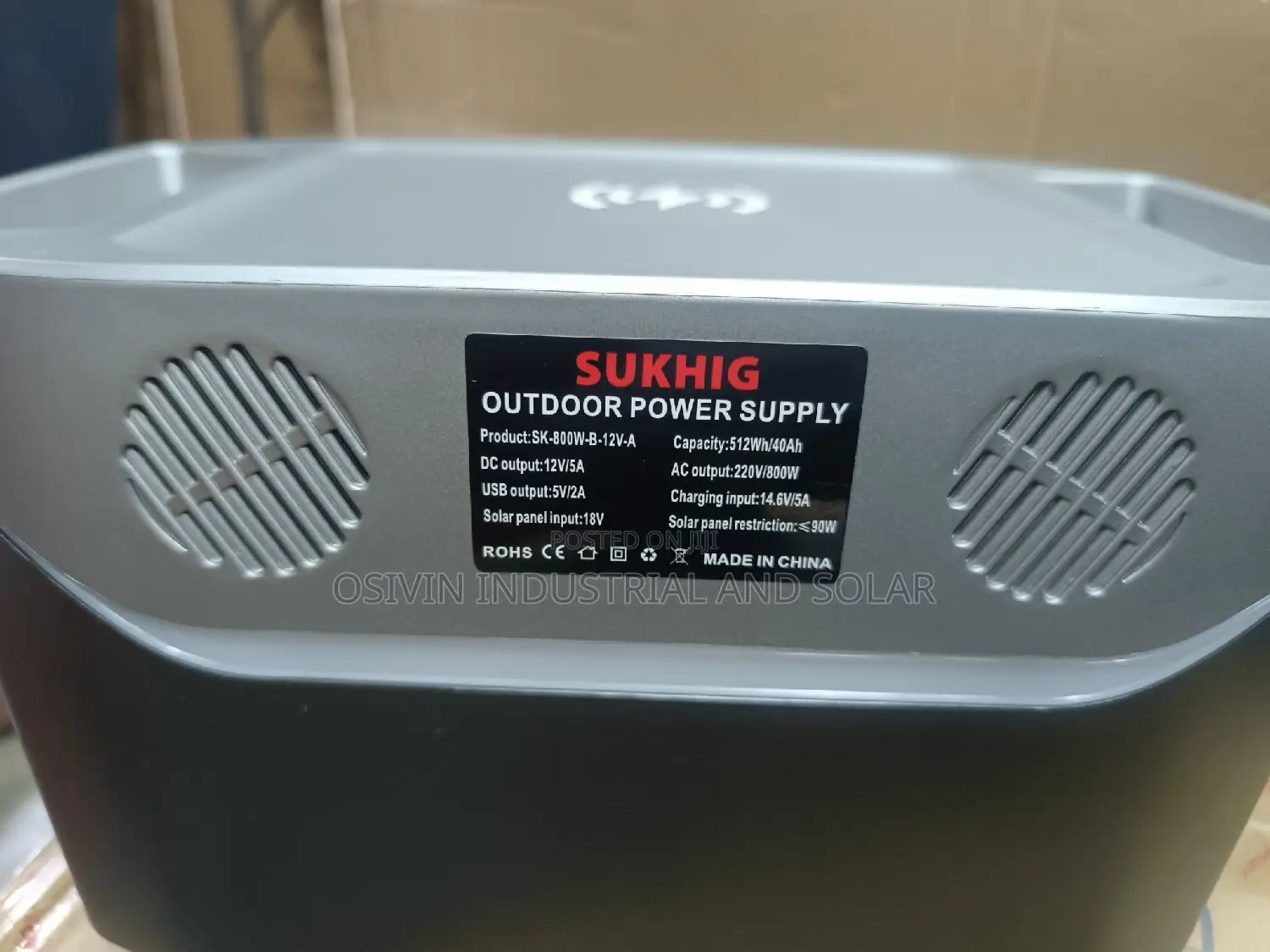 Sukhig 800w Solar Generator Power Station