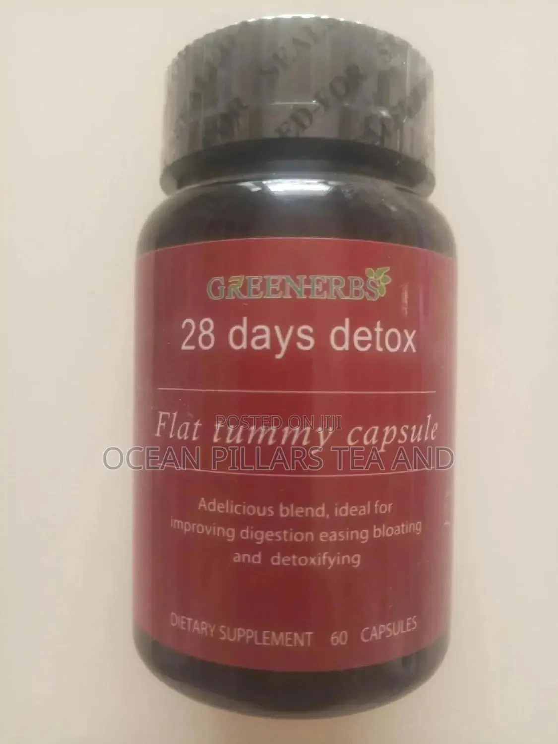 Greenherbs 28 Days Detox Flat Tummy Capsules
