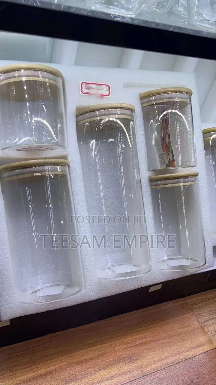 5pcs Borosilicate Glass Jar