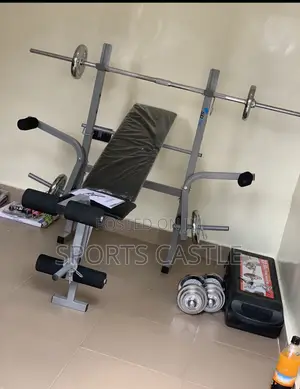 Weight Bench With 50kg Dumbbell