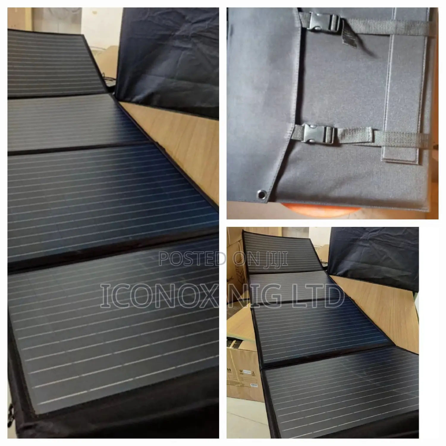 100W Mobile Solar Panel for Laptop Travellers, Outdoor, Camp
