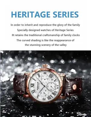 Poedagar Genuine Leather Watch