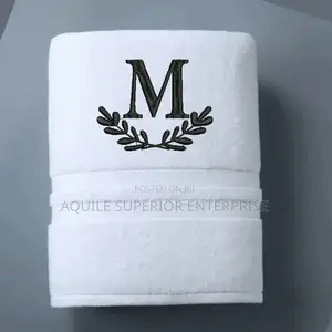 Initial Embroidery Towel Branding for Gift
