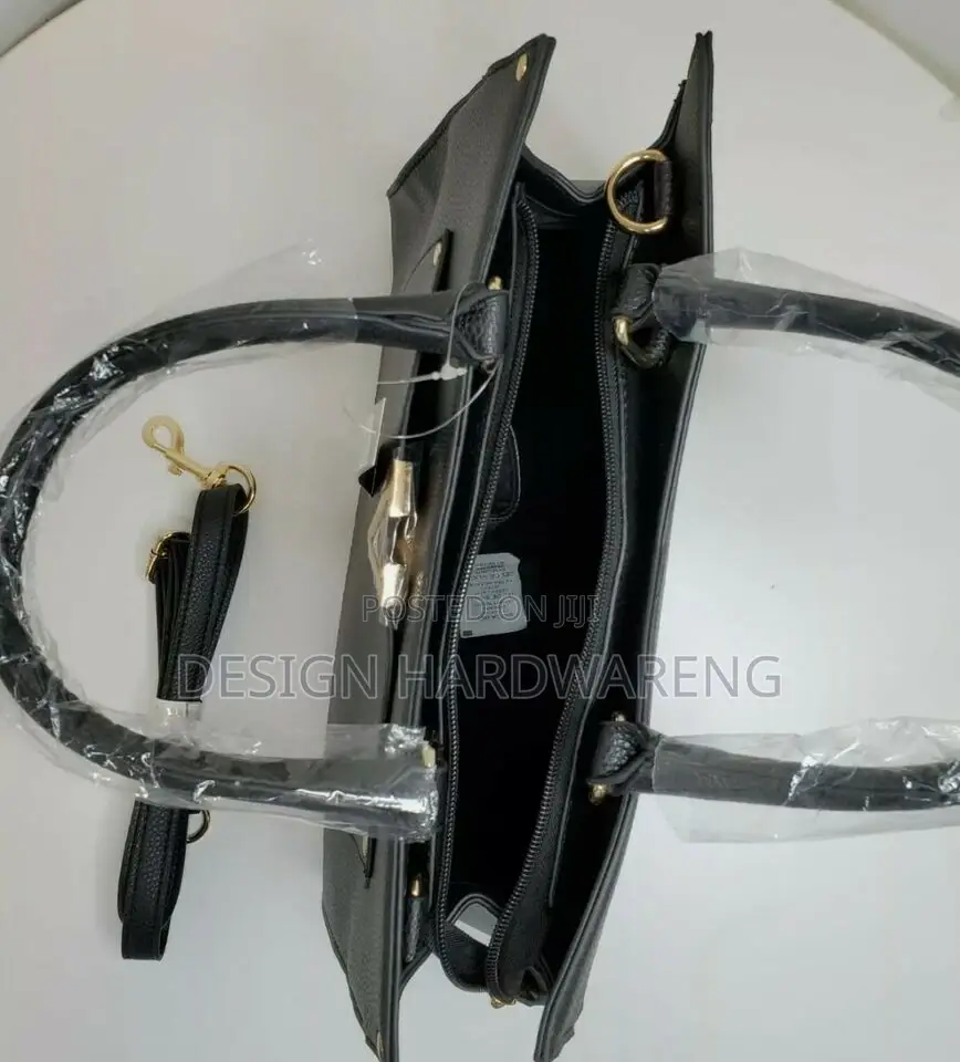 Joan Vass Designer Black Hand Bag
