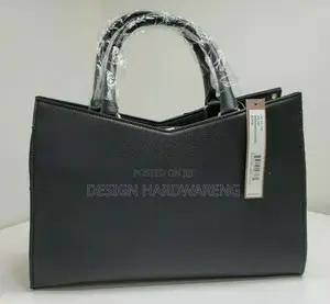 Joan Vass Designer Black Hand Bag