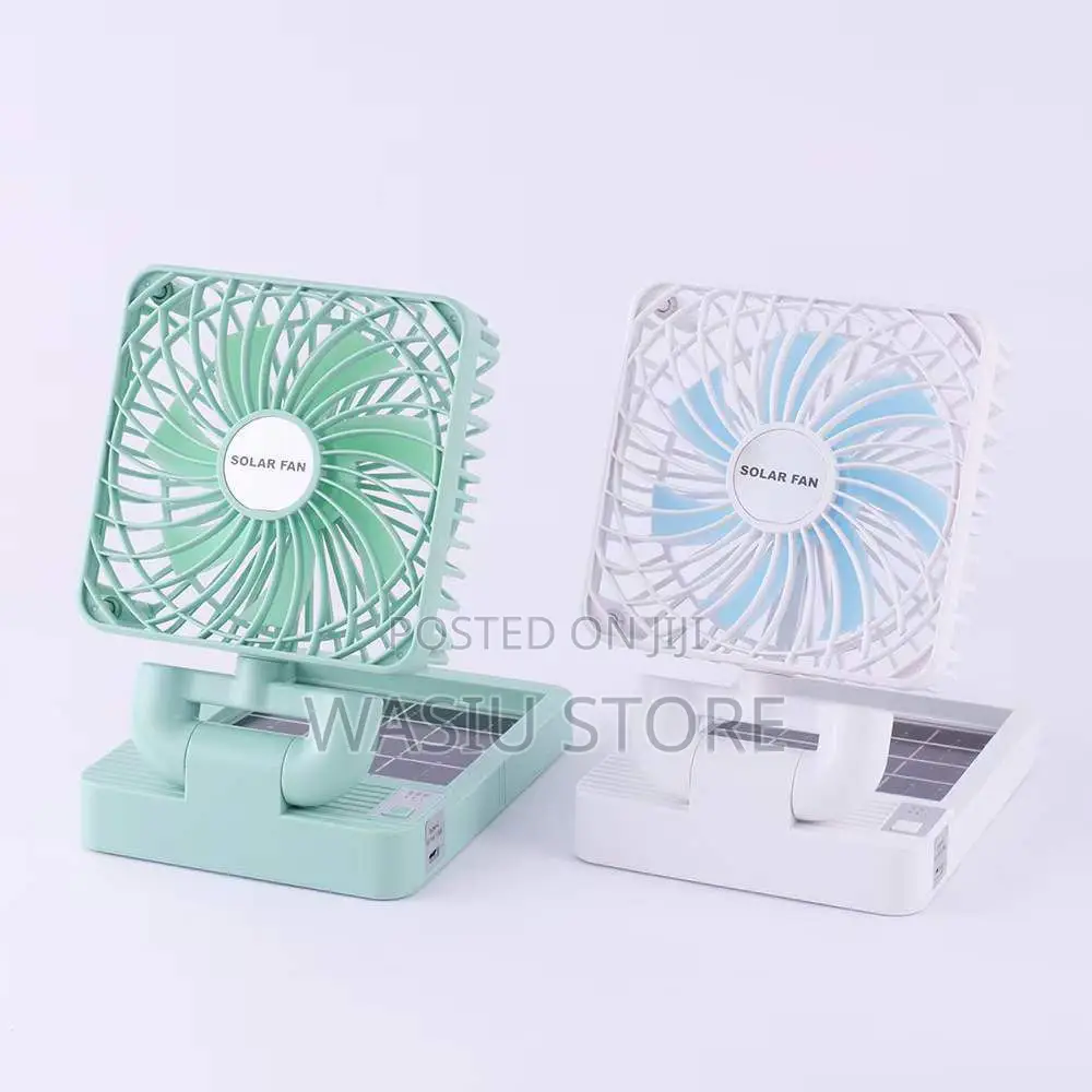 Double Head Charging Solar Fan