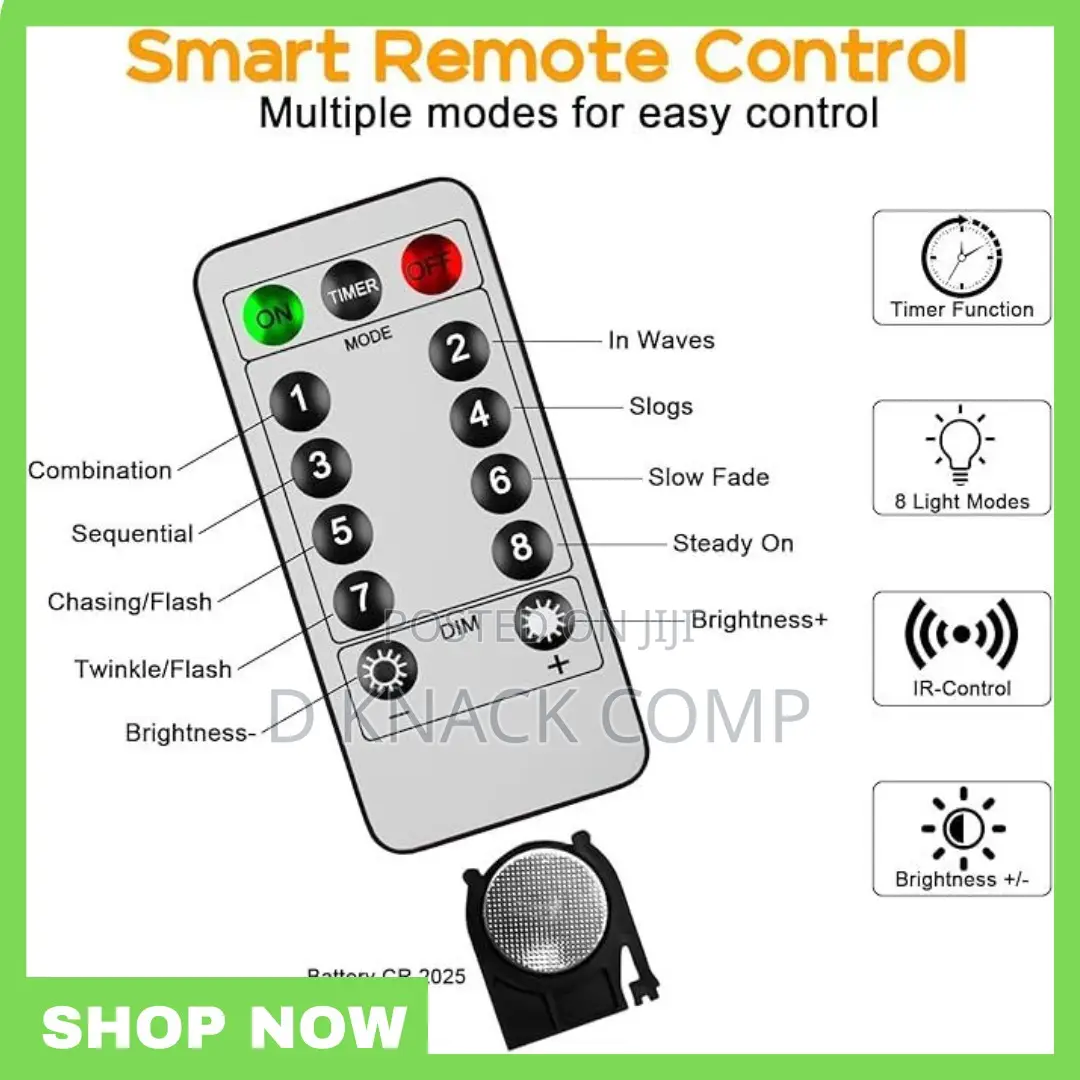 Fairy Lights 10 M/100 Leds With Remote Timer Waterproof