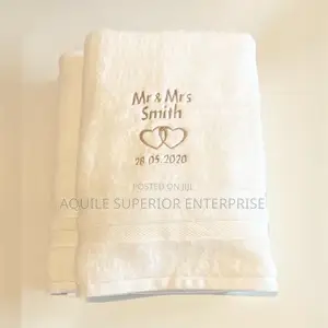 Embroidered Towels Branding for Wedding Gifts