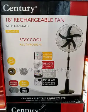 18inches Century Rechargeable Standing Fan