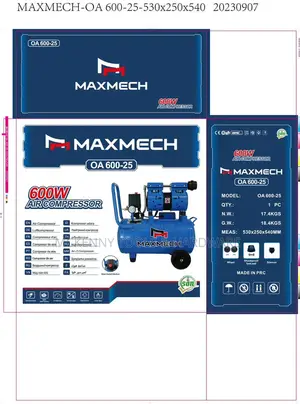 25litres Oiless Air Compressor Machine 600w