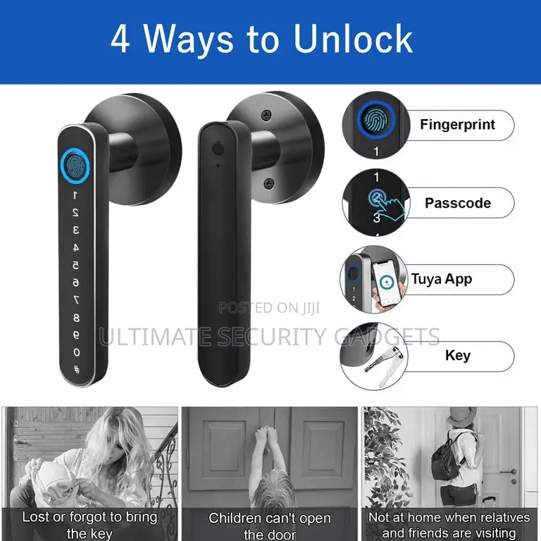 Tuya Smart Mini Handle Fingerprint Door Lock